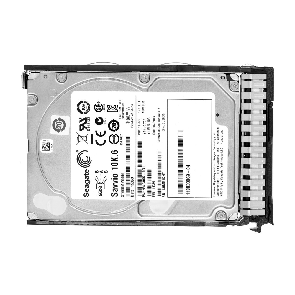 ST600MM0006 SEAGATE HDD 600GB 10K SAS 6G 2.5" HOT-SWAP FOR HPE SERVERS